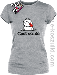 Cool Smile - koszulka damska - melanżowy