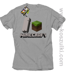 I love Minecraft - koszulka męska melanż