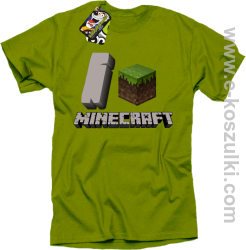 I love Minecraft - koszulka męska kiwi