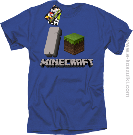 I love Minecraft - koszulka męska