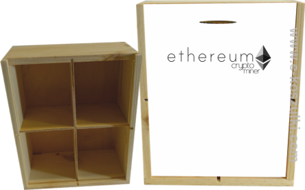 Ethereum CryptoMiner Symbol - skrzynka ozdobna 