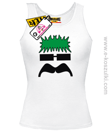 Rulerozz green - top z nadrukiem 