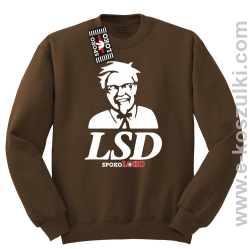 LSD Beffy - bluza bez kaptura STANDARD brązowa