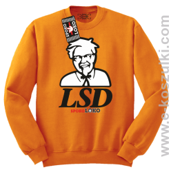 LSD Beffy - bluza bez kaptura STANDARD pomarańczowa