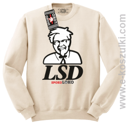 LSD Beffy - bluza bez kaptura STANDARD beżowa