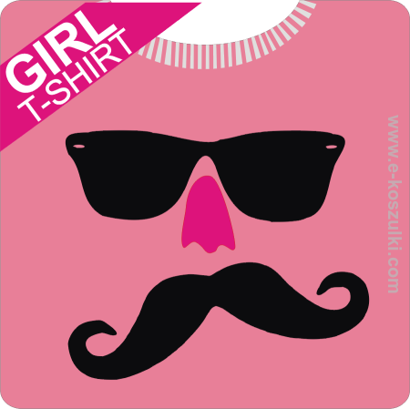 Wąsacz wayfarer z różowym nosem - koszulka damska