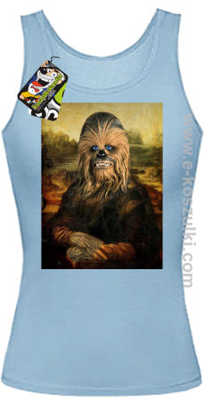 Mona Lisa Chewbacca CZUBAKA - top damski 