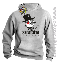 Szlachta rządzi - bluza z kapturem melanżowa