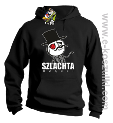 Szlachta rządzi - bluza z kapturem czarna