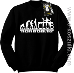 Theory of evolution CLUB - bluza dla klubowicza - bez kaptura czarna