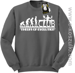 Theory of evolution CLUB - bluza dla klubowicza - bez kaptura szara