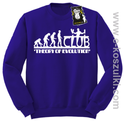 Theory of evolution CLUB - bluza dla klubowicza - bez kaptura fioletowa