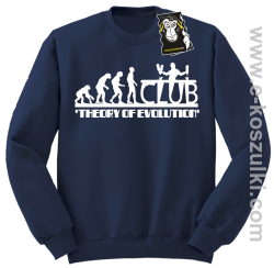Theory of evolution CLUB - bluza dla klubowicza - bez kaptura granatowa