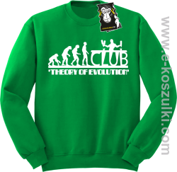 Theory of evolution CLUB - bluza dla klubowicza - bez kaptura zielona