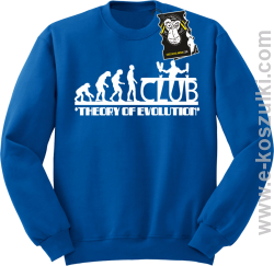 Theory of evolution CLUB - bluza dla klubowicza - bez kaptura niebieska