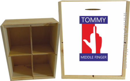 Tommy Middle Finger - skrzynka ozdobna 