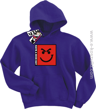 Have a nice day bluza dziecięca  - fioletowy