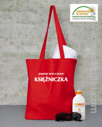 Zawód wyuczony: księżniczka - Eco torba czerwony