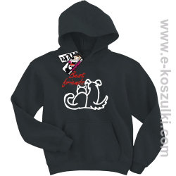 Best friends bluza dziecięca - czarny
