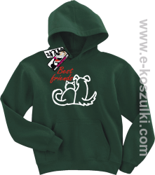 Best friends bluza dziecięca - butelkowy