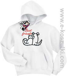 Best friends bluza dziecięca - biały