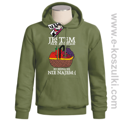 Jestem na kilku dietach - bluza męska z kapturem - khaki