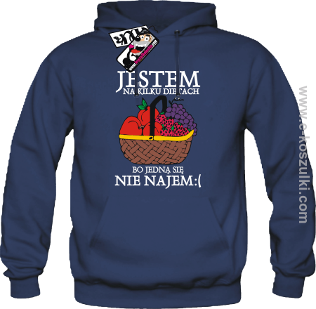 Jestem na kilku dietach - bluza męska z kapturem