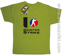 I love counter strike - koszulka dziecięca kiwi