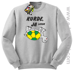 Kurde, ja latam - żółwik - bluza bez kaptura melanż