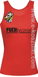 Fucktycznie - top damski czerwony