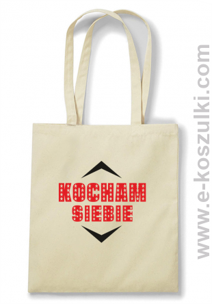 Kocham siebie - ECO torba beżowa