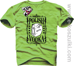 Polish Vodka - koszulka męska - kiwi