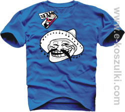 Mexico Mem Rulezz - koszulka męska - niebieski