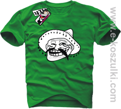 Mexico Mem Rulezz - koszulka męska - zielony