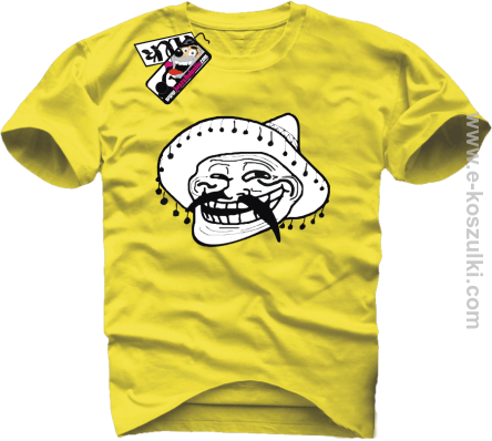 Mexico Mem Rulezz - koszulka męska - żółty