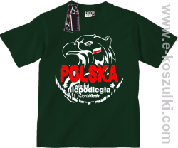 POLSKA WIELKA NIEPODLEGŁA - koszulka dziecięca butelkowa