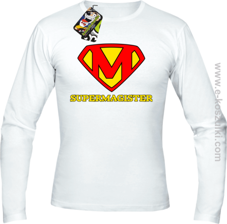 ZAJEFAJNY MAGISTER ala Superman - Longsleeve męski  