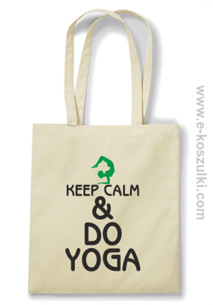 Keep Calm and DO YOGA  - ECO torba