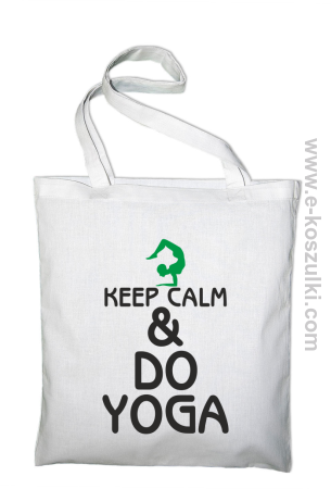 Keep Calm and DO YOGA  - ECO torba
