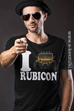 I love RUBICON - koszulka męska