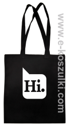 Hi. ! - Eco torba czarna