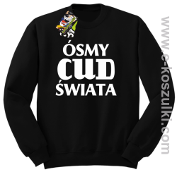 Ósmy cud świata - bluza bez kaptura czarna