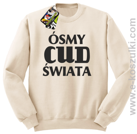 Ósmy cud świata - bluza bez kaptura beżowa