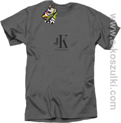 JK Just Kidding - koszulka męska szara