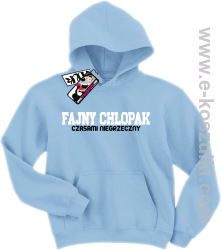 Fajny chłopak bluza dziecięca - błękitny
