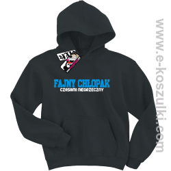 Fajny chłopak bluza dziecięca - czarny