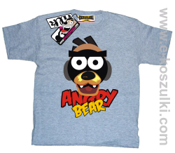 Angry bear koszulka dziecięca - melanż