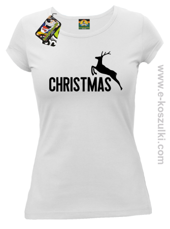 PumRenifer Style Christmas - koszulka damska