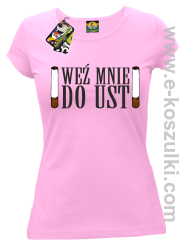 Weź mnie do ust - Koszulka damska różowy