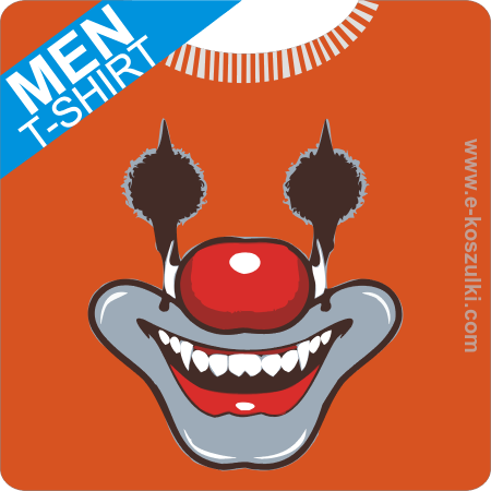 Silly Clown Face - koszulka męska 